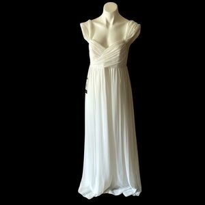 Ever Pretty White Sleeveless Maxi Dress Size S/4